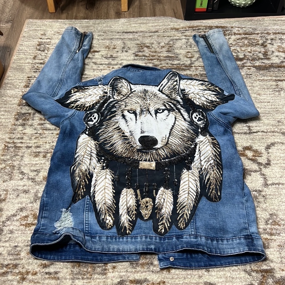 Legendary Rawyalty Women Denim Jacket (L)